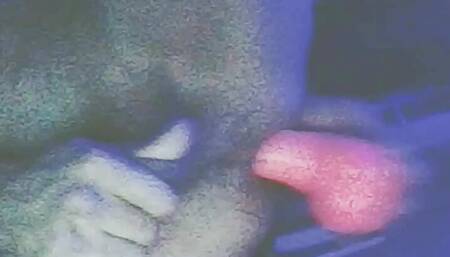 (solo with a day-glo dildo)