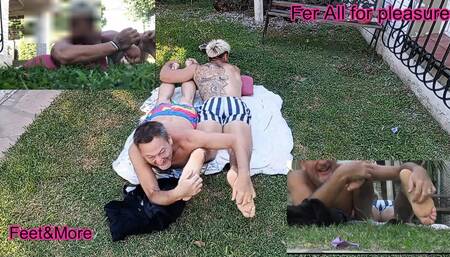 TRIPLE CAM VIEW-TICKLE FIGHT