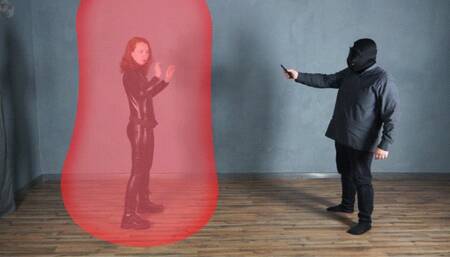 Hacking and bondage with a red balloon for a special agent or red balloon part 4