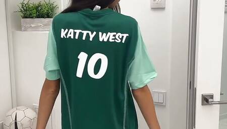 An Agent Offers a Cute Girl to Become a Football Player