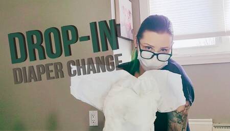 Drop in Diaper Change ft Leela Lapin as Your Former Babysitter