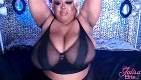 Mesh Lingerie Sensual Tit Play and Dirty Talk JOI