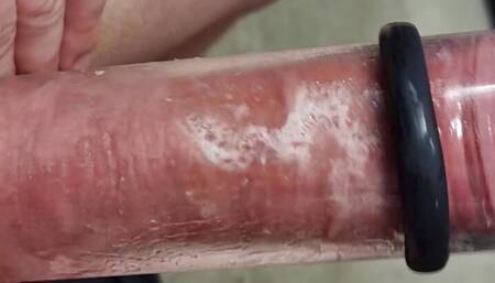 Milking Machine Session.12 - Uncut 9" Monstercock Visitor