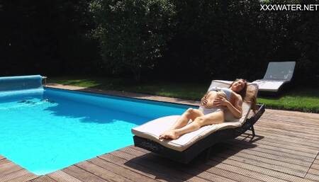 Admirable Mia and Mia's very hot blonde smut