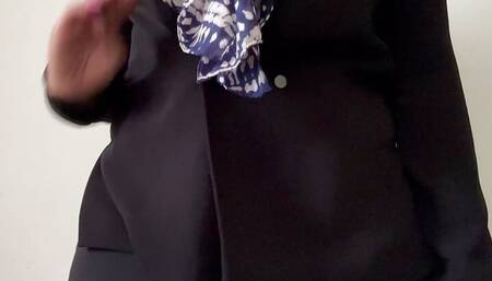 OMG sneaking at my Office Twerking and making my HUGE ASS CLAP