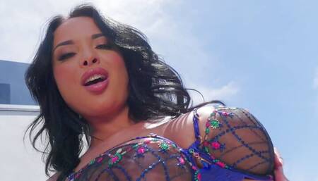 Naturally Busty French Beauty Anissa Kate In BBC Heaven