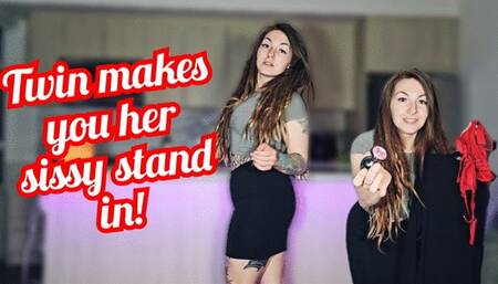 Step-twin makes you her sissy stand in! MP4