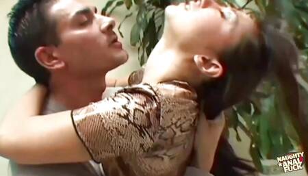 A Nice Little Latina Loves It When She Finds a Huge Dick Inside Her Asshole