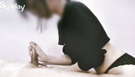 Teasing, Handjob Until he 26.can't endure, Post Orgasm, Massage Gun