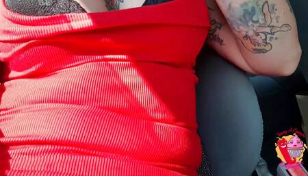 Tommy Drives and She Gives Him a Blowjob Then They Stop to Fuck