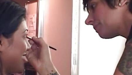 Slutty Audrey Instructs a Guy on How to Destroy a Cute Asian Warm Cunt