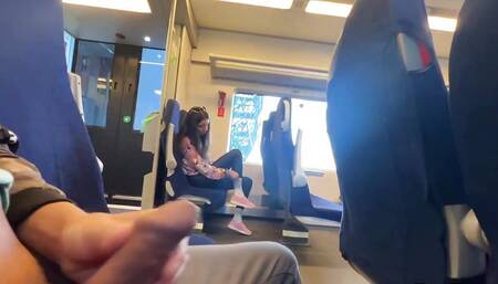 A Stranger Girl Jerked off and Sucked Me in Train