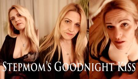 Stepmom's Goodnight Kiss