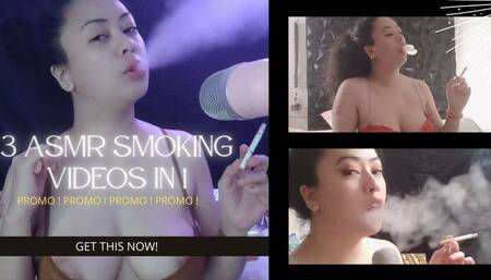 PROMO : 3N1 ASMR SMOKING VIDEO