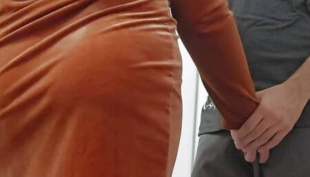 The landlord came to the door, the woman in the hijab