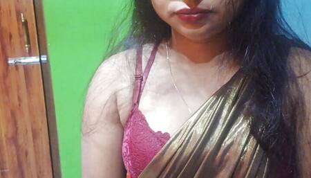 Indian bangoli husband send his sexy wife to his boss so as not to be fired from work with bangla audio