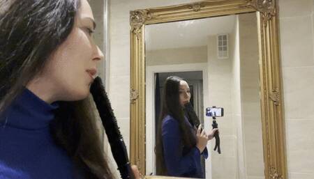 je le baise en mettant sa couche sur le coté