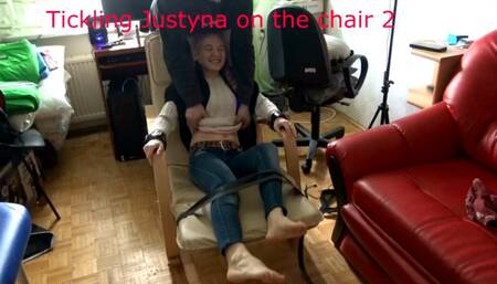 Tickling Justyna on the chair 2 HD