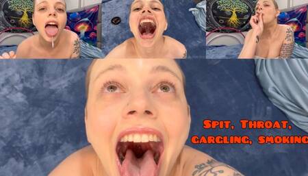 Spit, Throat, Mouth, and Smoking Fetish