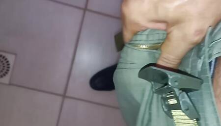 young married boyfriend dotodo masturbating in the bathroom alone horny for his international friend