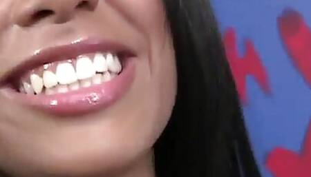 Cassandra Cruz an unfaithful Latina slut with brown hair