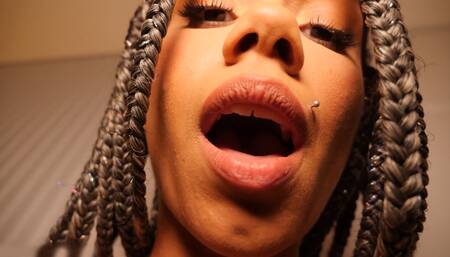 Black latina beauty big cock anal sex after a POV blowjob and fucking pussy