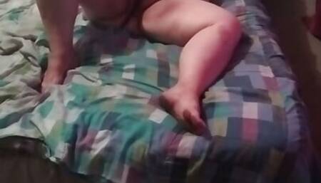 Milf fucked with a cucumber like its a huge black cock