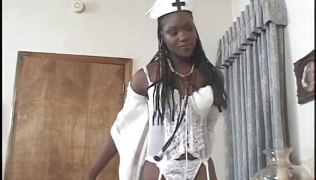 Erotic sexy nurse sucks patient dick then gets banged