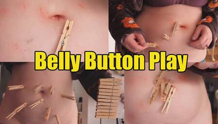 Belly play with clothespins (4K)