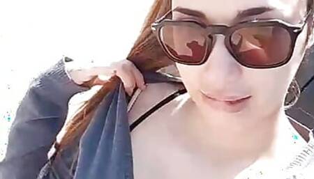 Nona young and pretty girl outdoors, coming soon full video with orgasms and cumshot