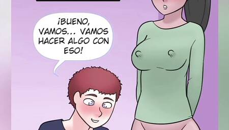 I suck my tranny friend's cock while he comes in my mouth very rich - comic