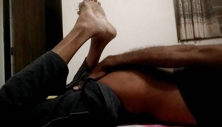 Bedroom bed humping