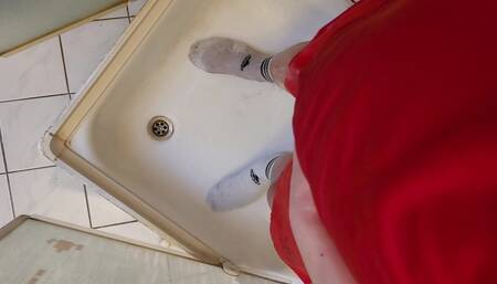 piss in adidas boxer:)