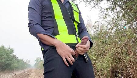 Engineer comes to work before work time