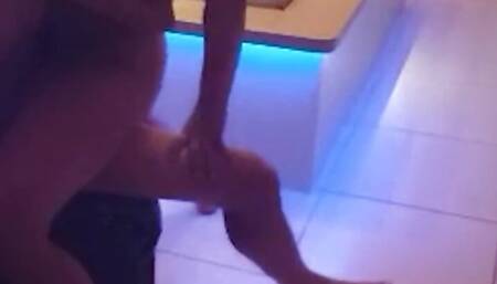 my husband, after a few beers, likes to share me with a cocky friend