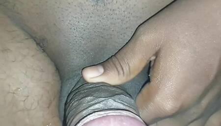 in bathroom with thick