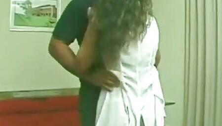 Brazilian Teen Girl with Hairy Pussy Fucks Doggystyle