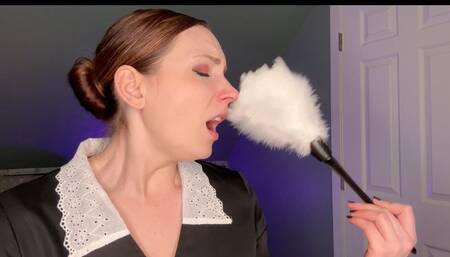 Maid Sneezes from Feather Duster