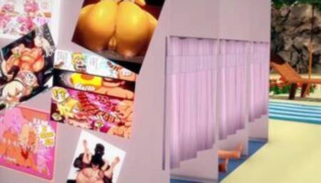 Paid shower room - Mystery Room - To Love Ru NTR - [MMD][BY-ま]