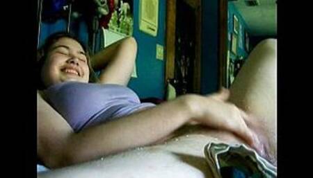 Big squirting orgasm on webcam