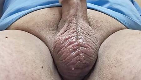 Tom jerks his big cock