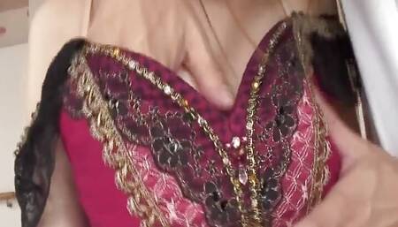 Pretty Japanese Ballerina Gets Rough Mouth Fuck From a Horny Guy