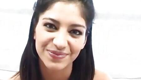 Sexy Latina Schoolgirl Gia Got Her Pussy Pounded in Porn Casting