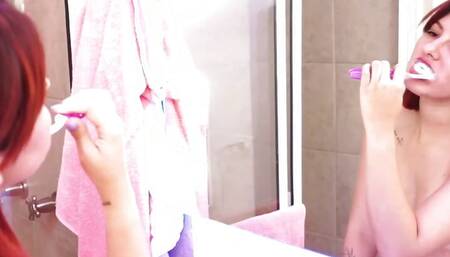 Sister Amor at shower Solo Fingering