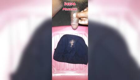 Indian Porn Boy Cumming on Panties