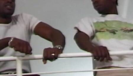 Cockhungry blonde got blacked by two BBC