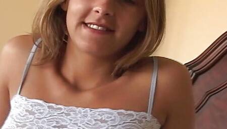 English babe gets tight holes smashed by her black idol an his friend