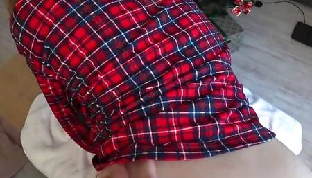 Christmas Creampie for Stepsister with Big Ass - Anny Walker