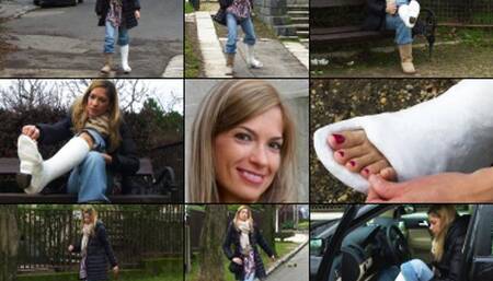 Benetta SLWC UGG Problems Gimping and Foot Play (in HD 1920X1080)