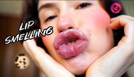 Naughty chick lip pouting